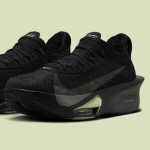 NIKE Alphafly 3 Black Olive Aura Metallic Silver Metallic Medium Ash